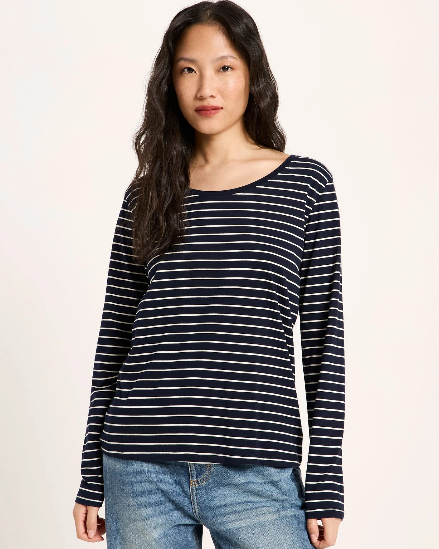 Streifen Langarmshirt (GOTS) – Ansicht 2