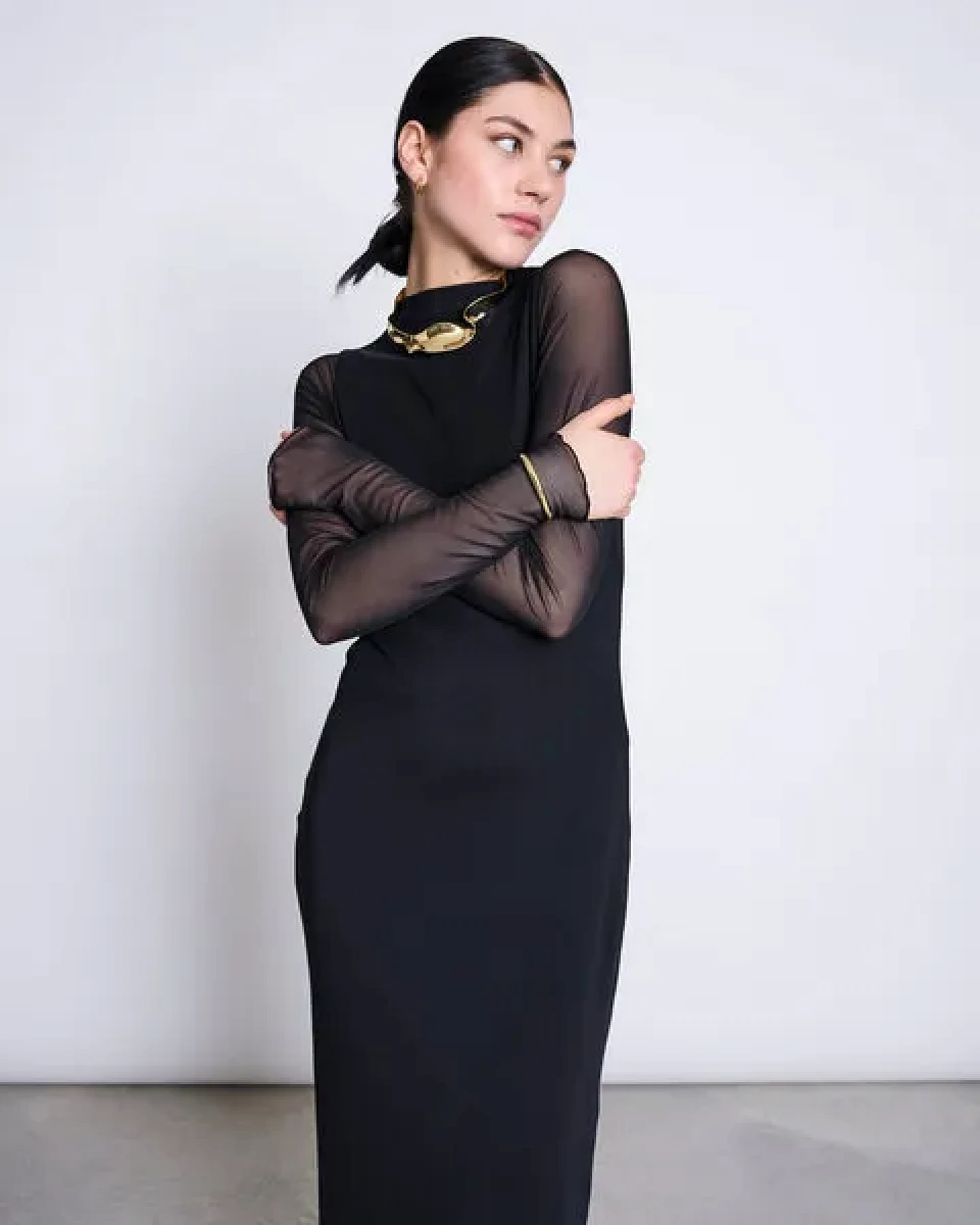 JAN 'N JUNE Mesh-Maxikleid ZALDI – Ansicht 3