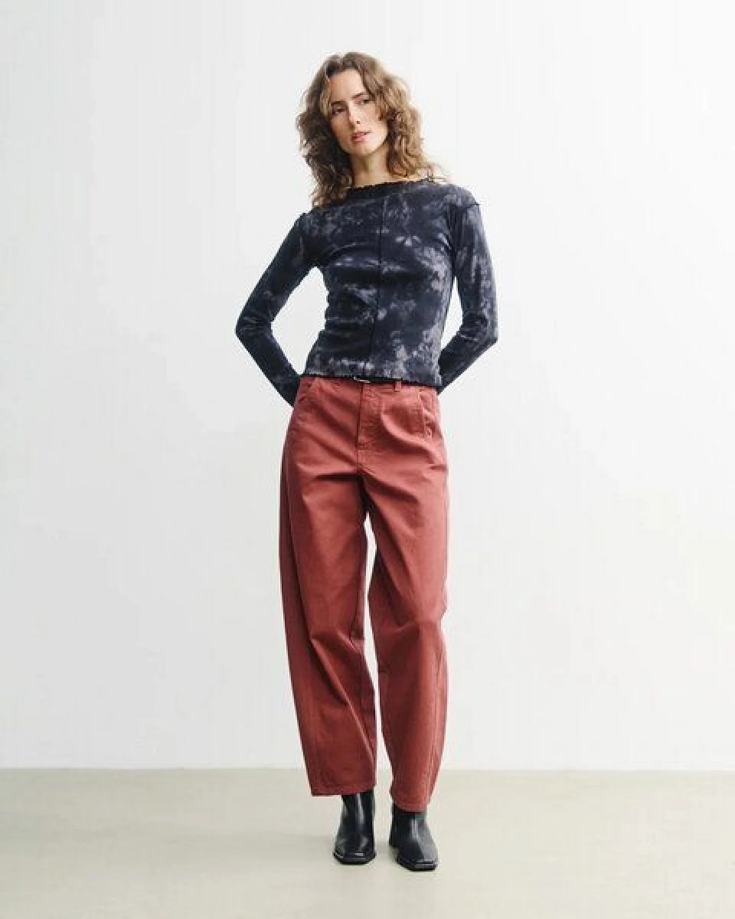 Rotholz - Pin-Tucked Longsleeve – Ansicht 3