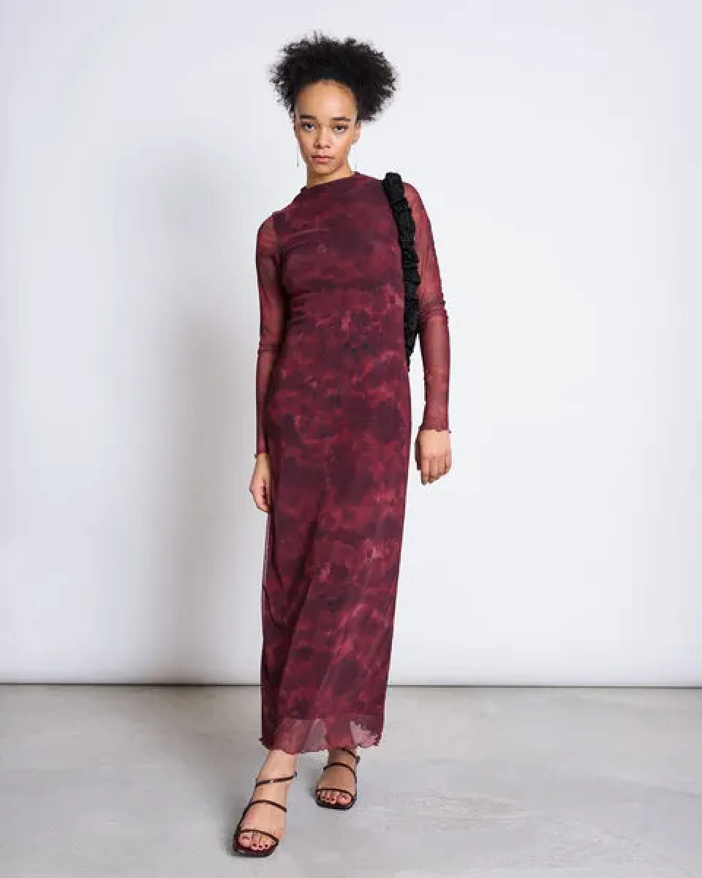 JAN 'N JUNE Mesh-Maxikleid ZALDI – Ansicht 2