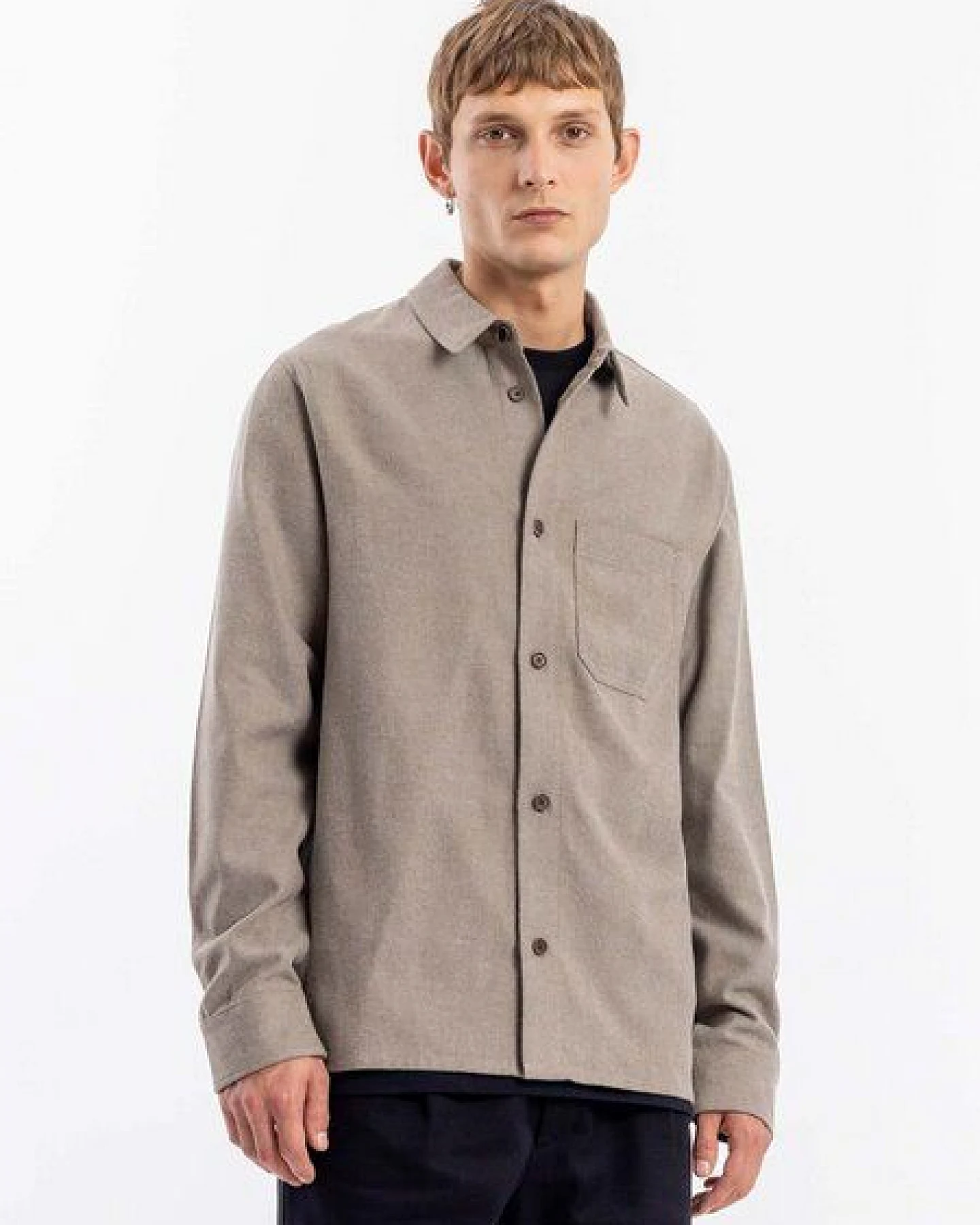 Rotholz Hemd - Flannel Casual Shirt - aus Biobaumwolle – Ansicht 2