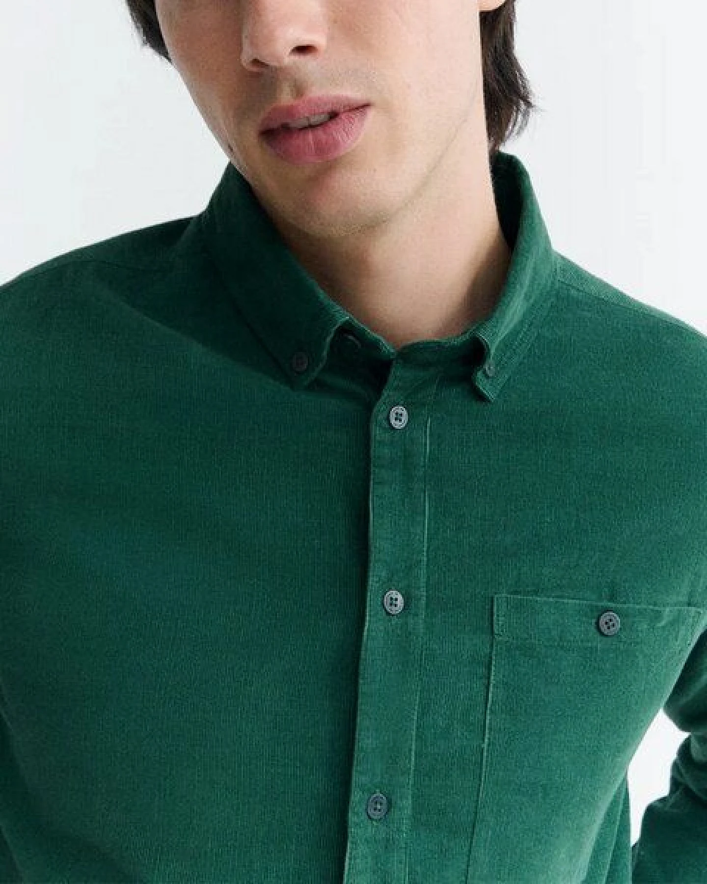 thinking mu Herren Hemd - Corduroy Anto Shirt - aus Baumwolle – Ansicht 3