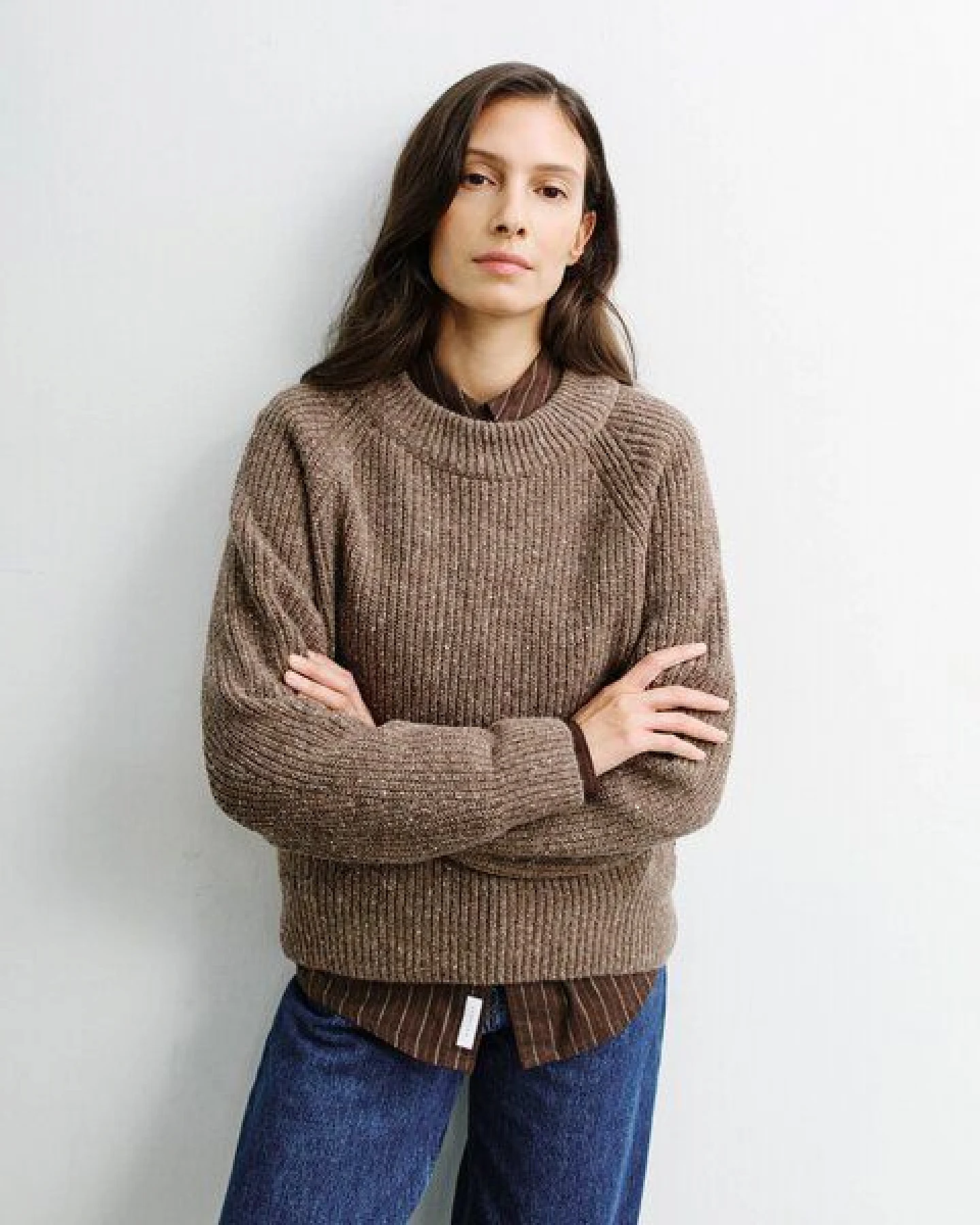 Rotholz Strickpullover - Women's Knit Sweater - aus einem Wolle/Nylon Mix – Ansicht 4