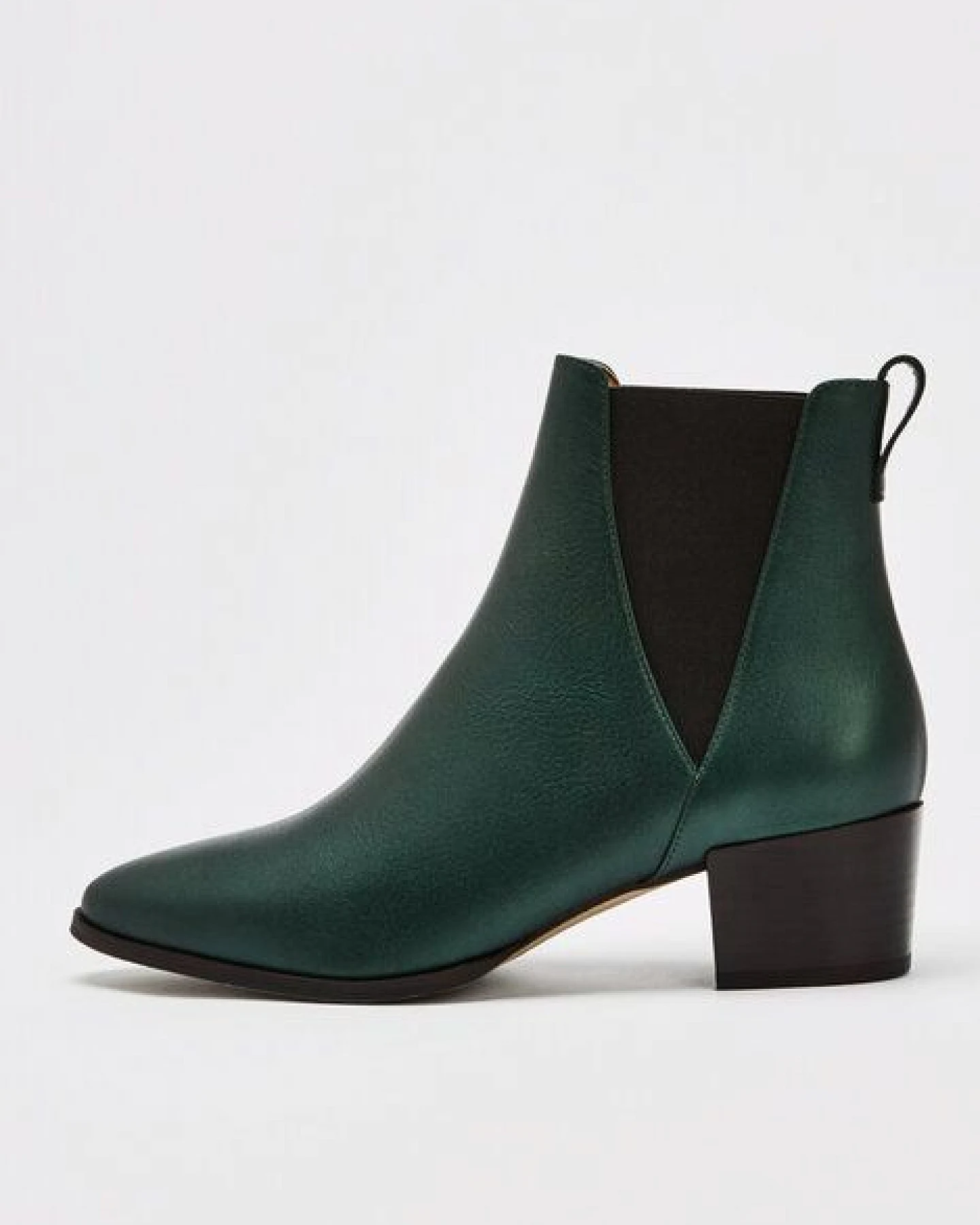 NINE TO FIVE #brygge - Chelsea Boot mit Blockabsatz aus Bioleder – Ansicht 3