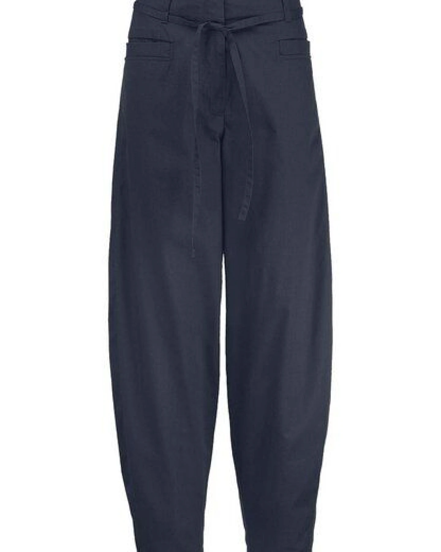 hessnatur Gewebe Hose Barrel Leg aus Bio-Baumwolle mit Elasthan – Ansicht 3