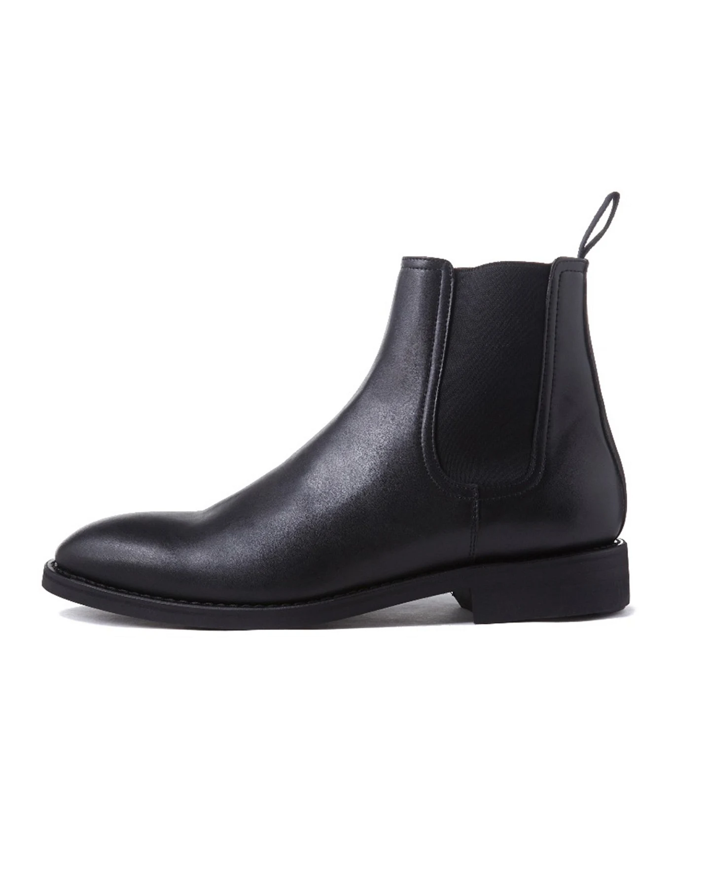 Will's Vegan Store Herren vegan Chelsea Boots Goodyear Welt Schwarz – Ansicht 2