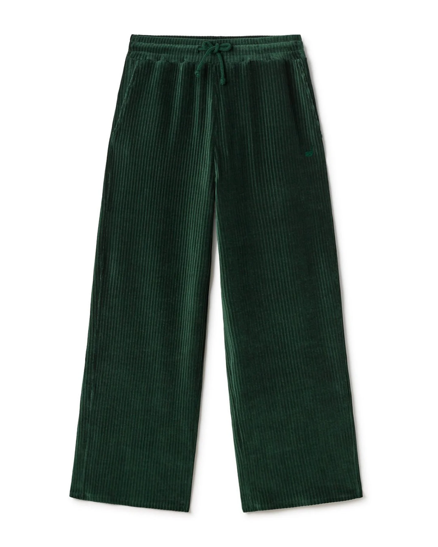 TWOTHIRDS Damen vegan Hose Abruka Dunkelgrün – Ansicht 2