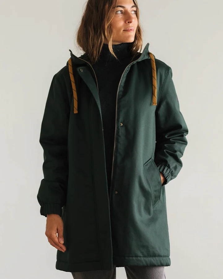 TWOTHIRDS Herren vegan Jacke Drakonia Dunkelgrün