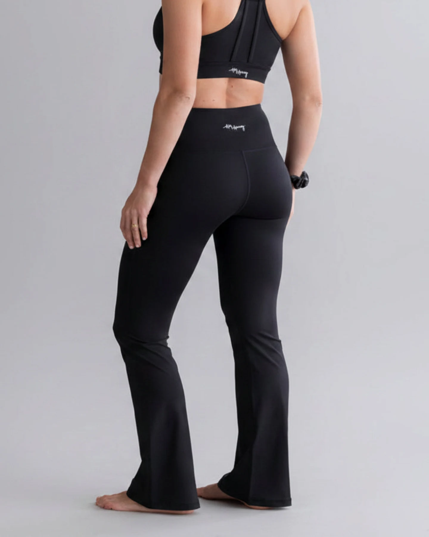 Hey Honey Leggings Flared Cotton Touch - Black – Ansicht 5