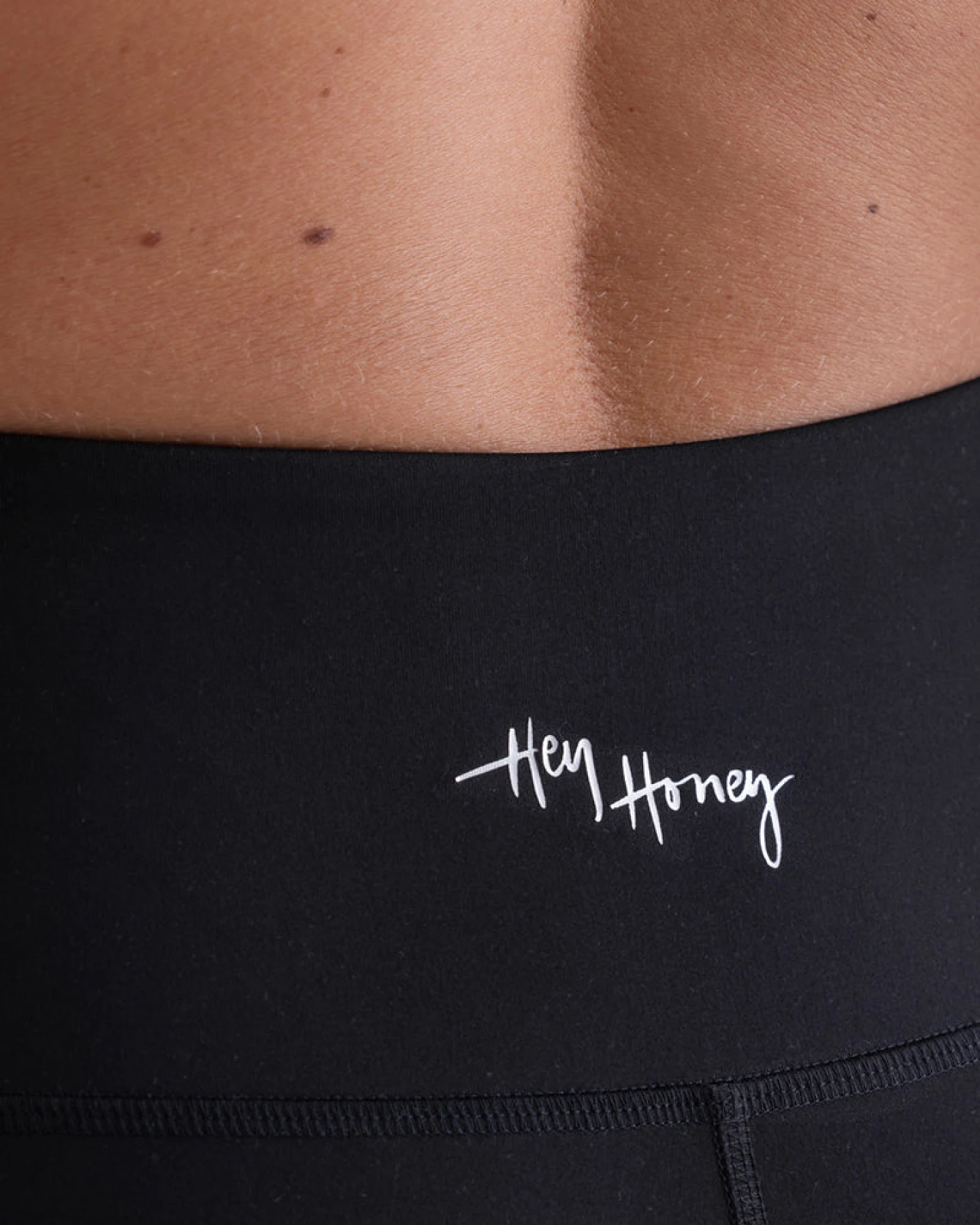 Hey Honey Leggings Flared Cotton Touch - Black – Ansicht 7