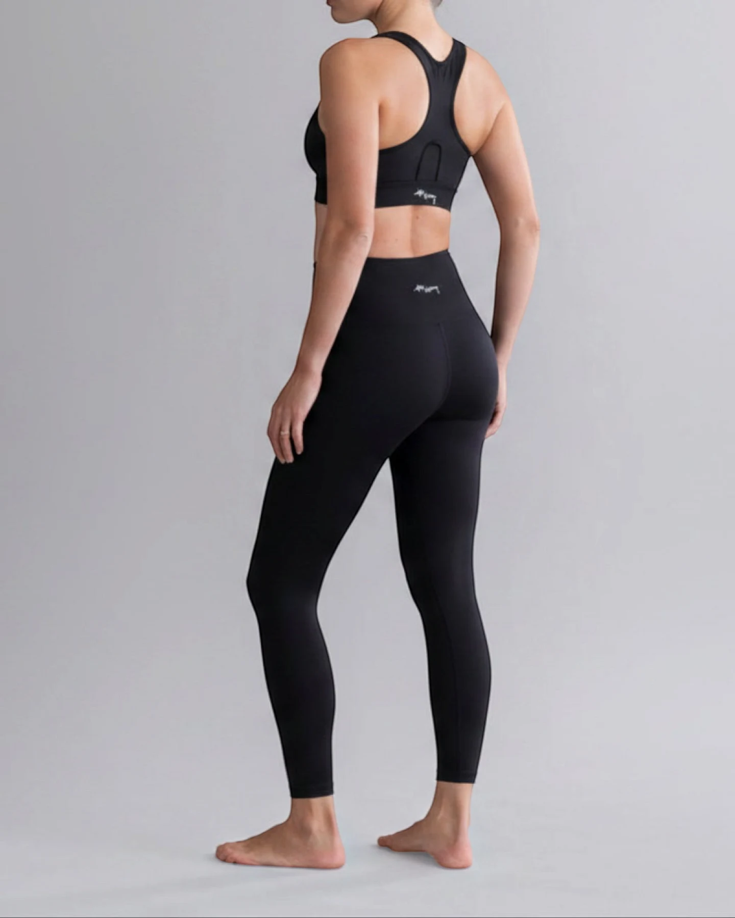 Hey Honey Leggings Cropped Cotton Touch - Black – Ansicht 5