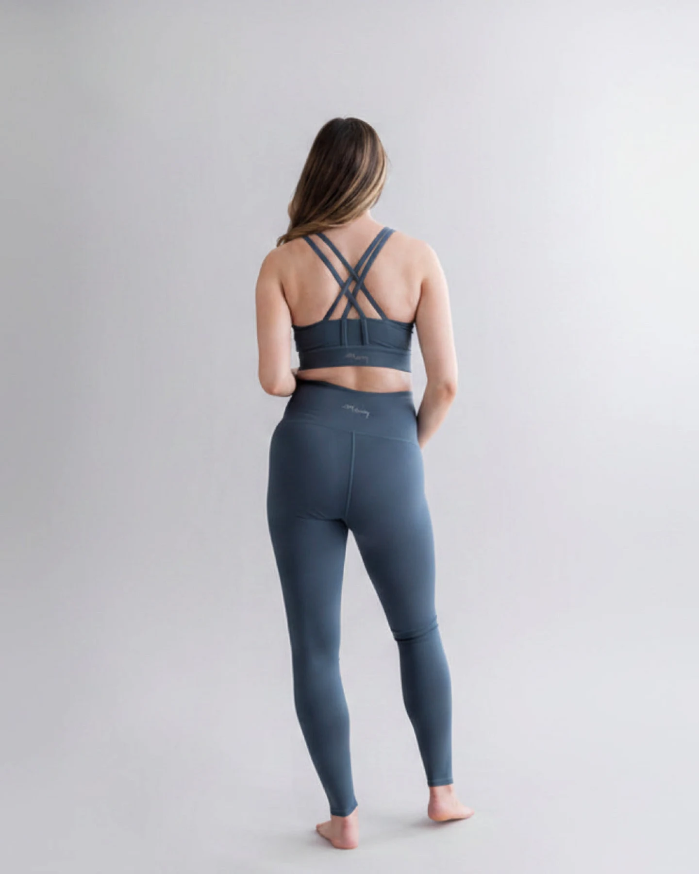 Hey Honey Maternity Leggings Cotton Touch - Teal – Ansicht 3