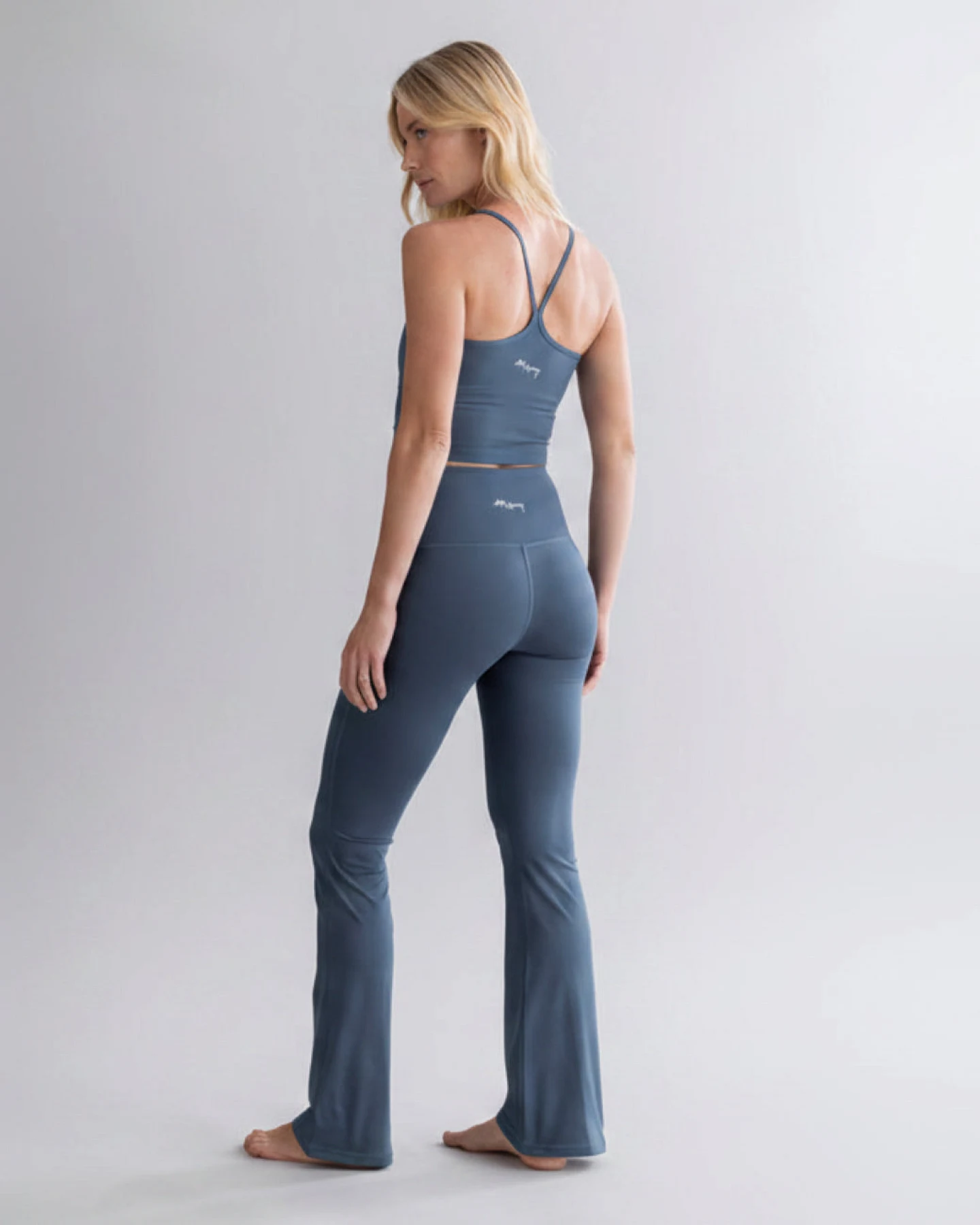 Hey Honey Leggings Flared Cotton Touch - Teal – Ansicht 7