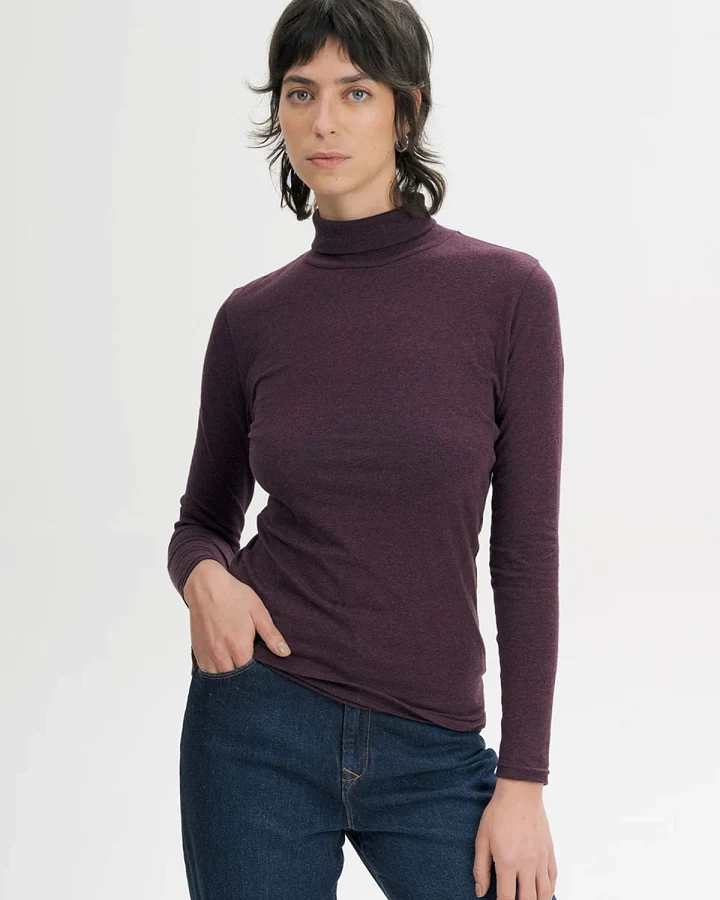 Longsleeve Turtleneck Anchal Weinrot