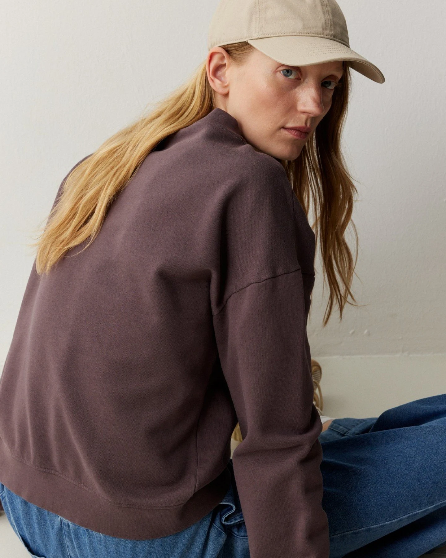 Sweatshirt Nerine Lila – Ansicht 4
