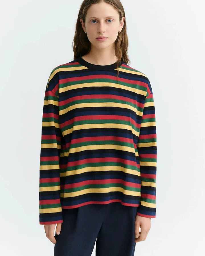 Longsleeve Emily Stipes Rot