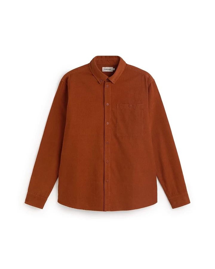 Hemd Anto Microcorduroy Braun