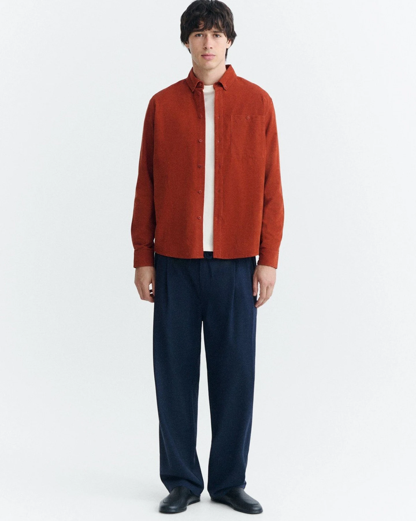 Hemd Anto Microcorduroy Braun – Ansicht 3