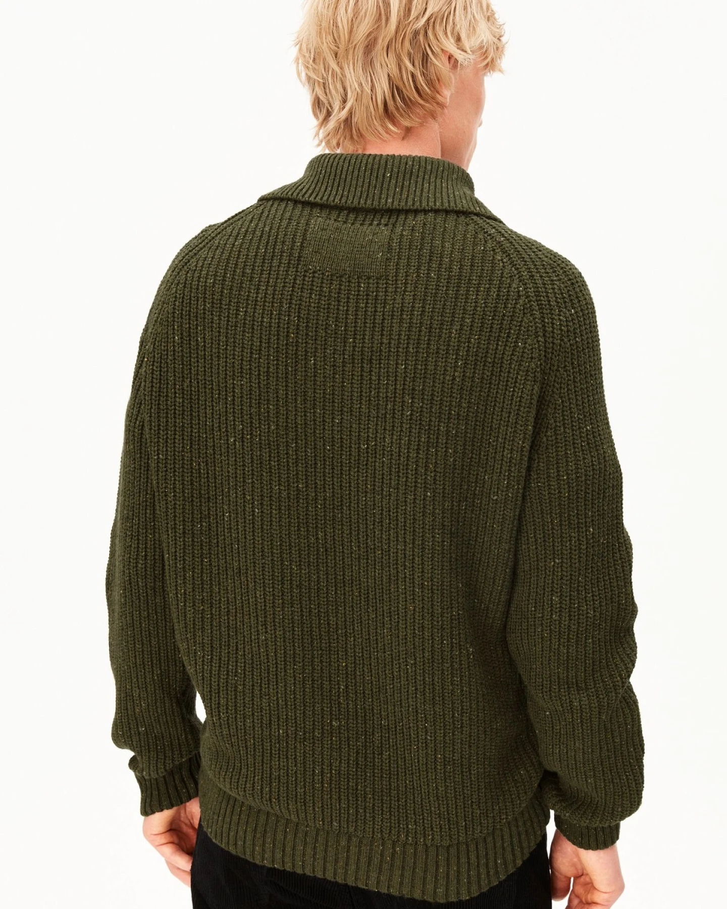 Strickpullover Wool Tweed Troyer – Ansicht 2