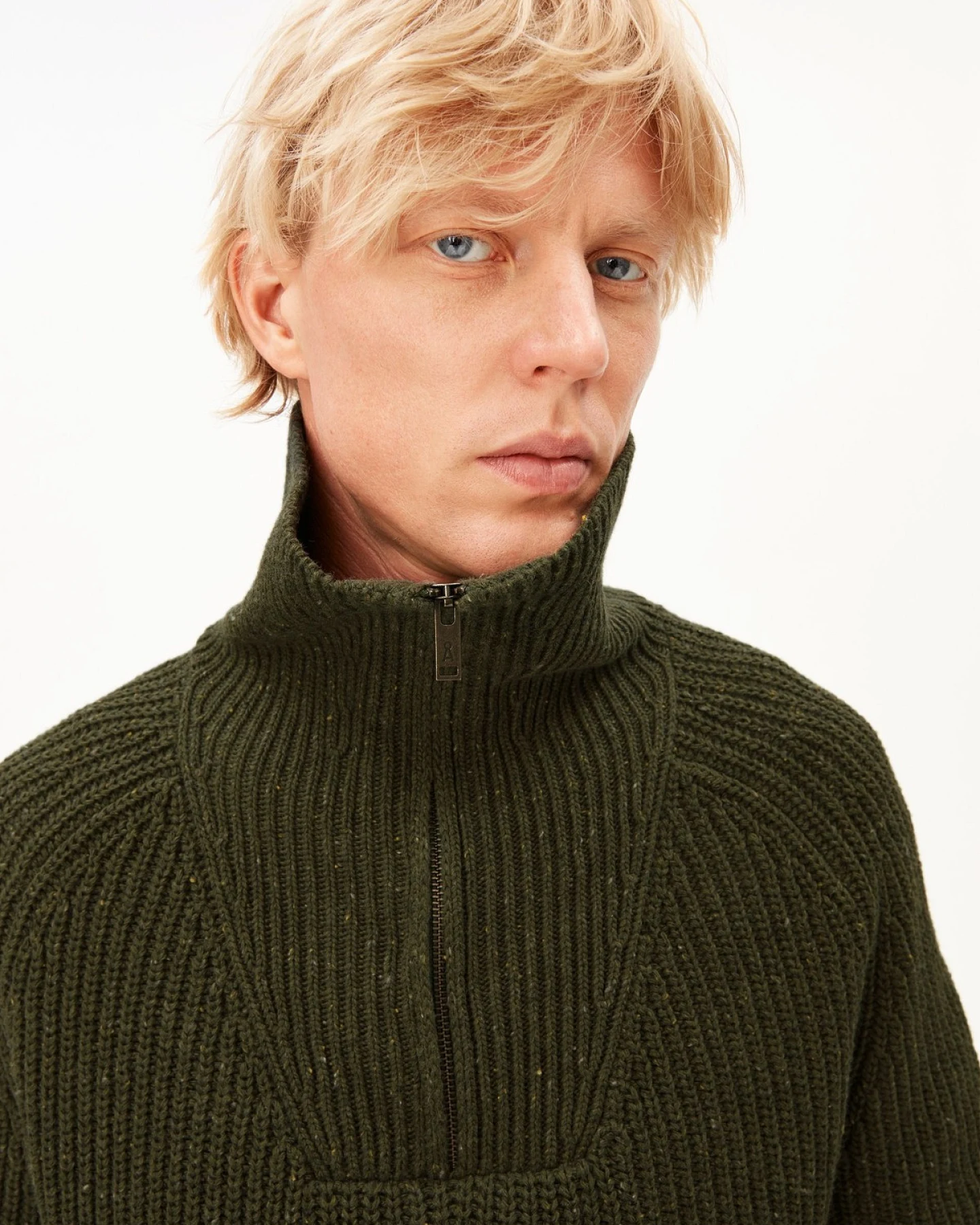 Strickpullover Wool Tweed Troyer – Ansicht 3