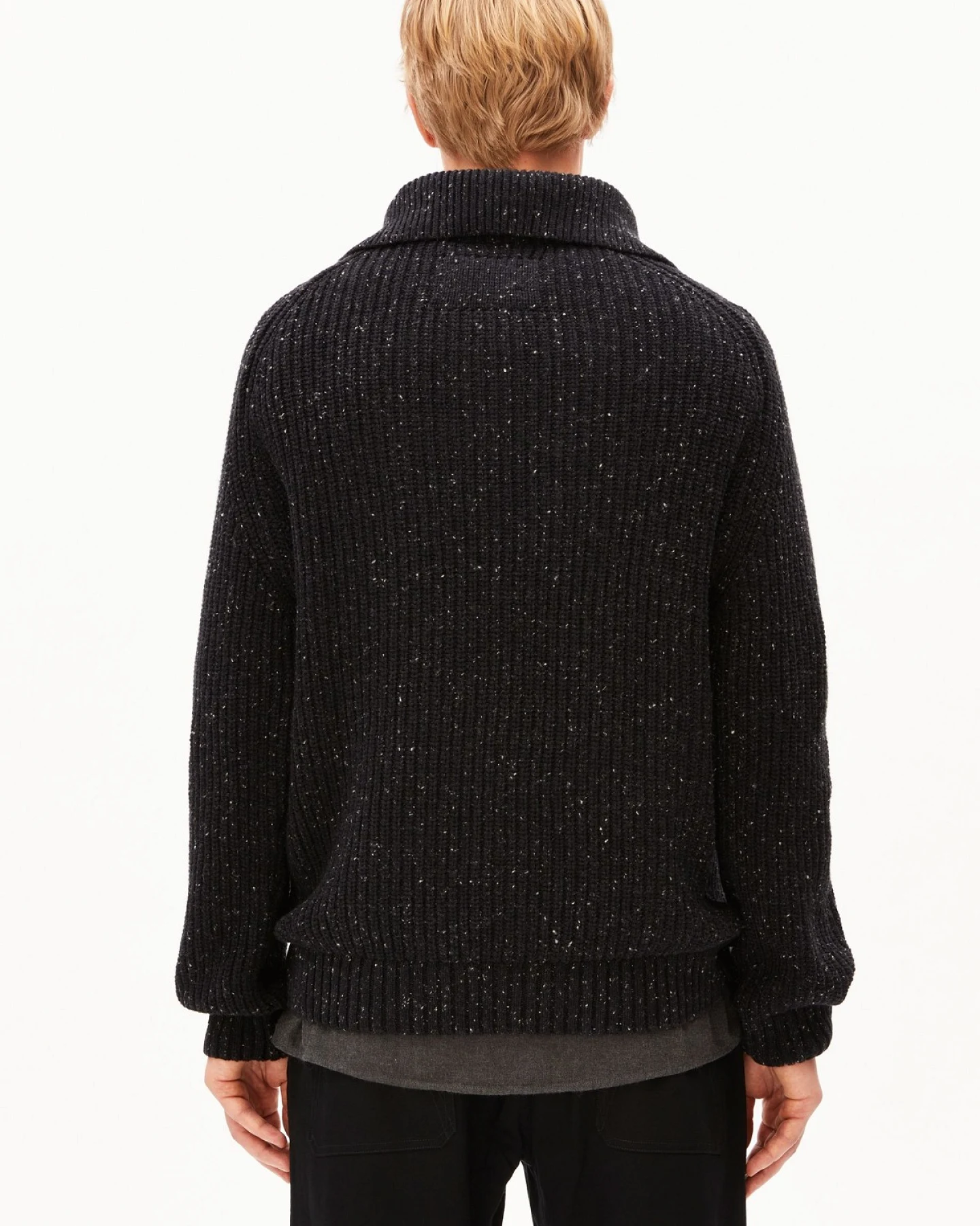 Strickpullover Wool Tweed Troyer – Ansicht 2