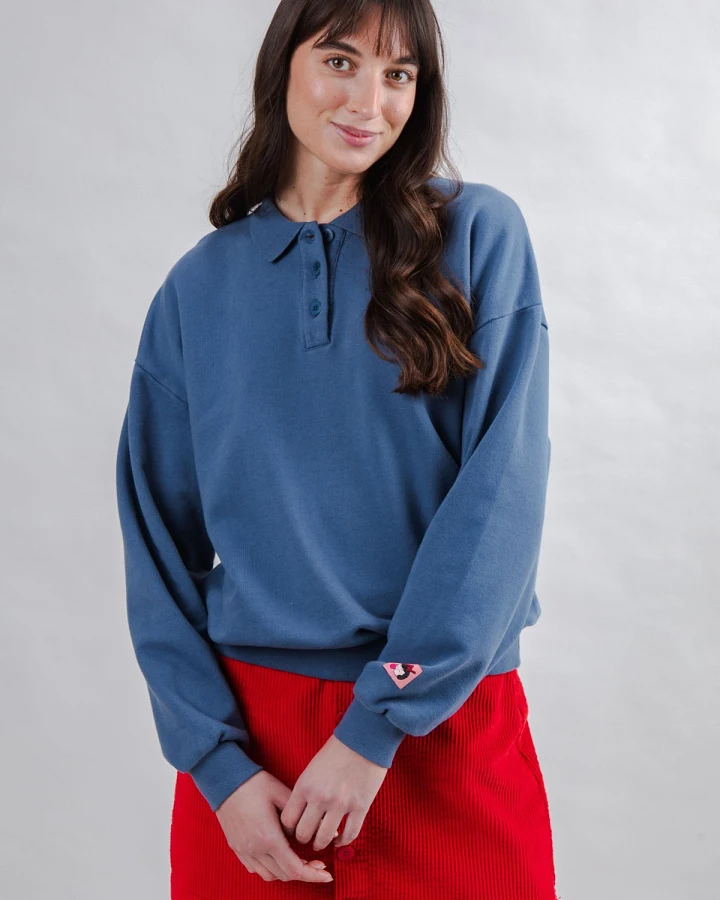 Sweatshirt Brava Gum Polo Blau