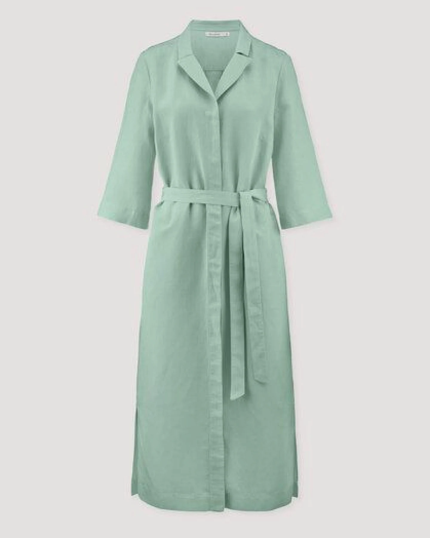 hessnatur Kleid Midi Relaxed aus TENCEL Lyocell mit Leinen – Ansicht 4