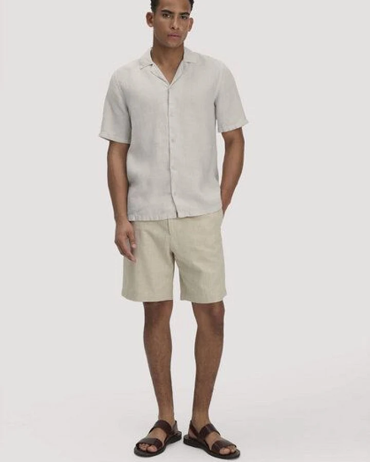 hessnatur Shorts ENEA Relaxed aus Bio-Baumwolle mit Leinen