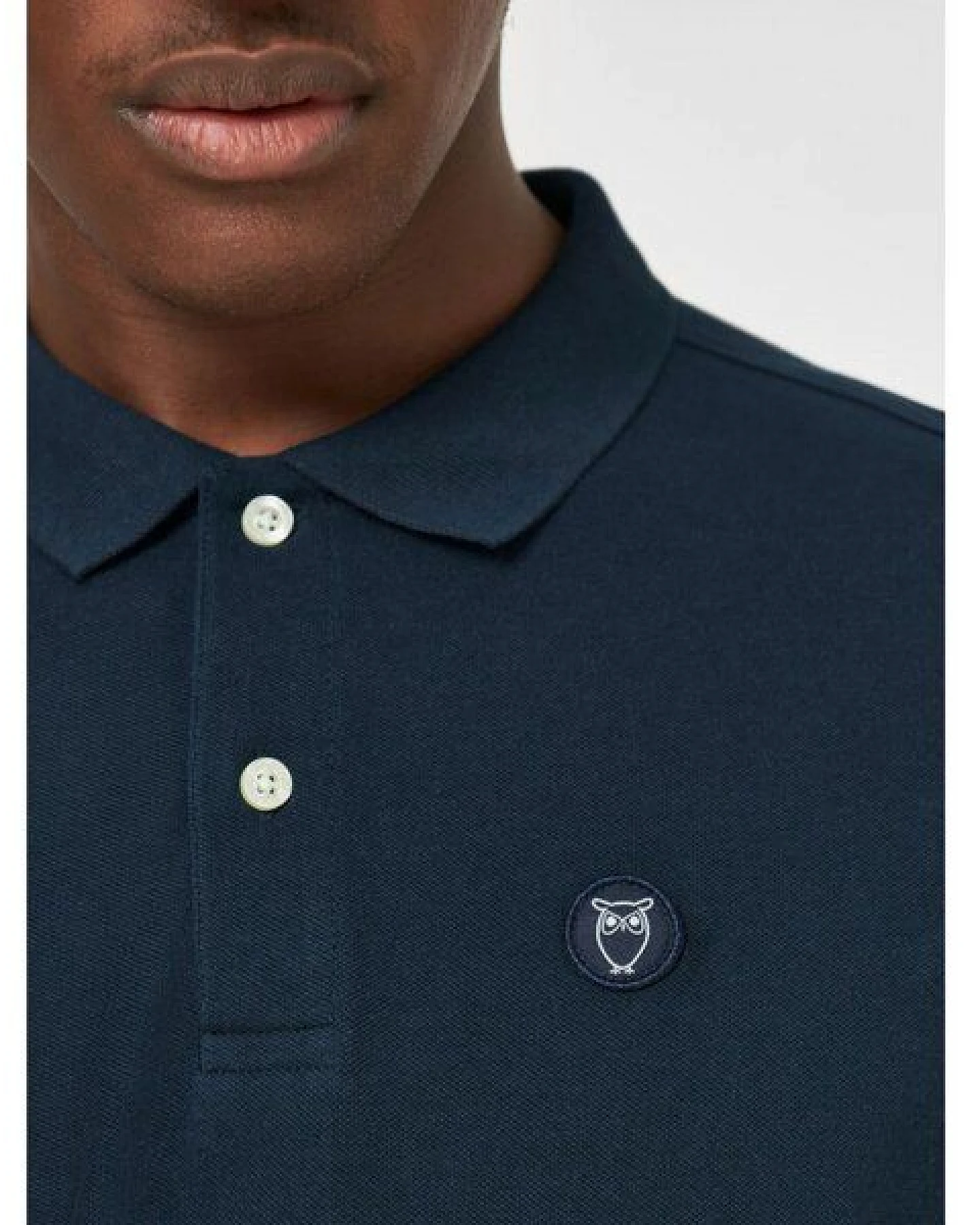 KnowledgeCotton Apparel Poloshirt - ROWAN - aus Bio-Baumwolle – Ansicht 4