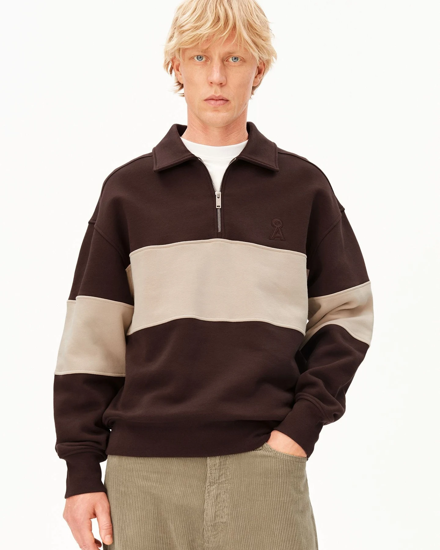 ARMEDANGELS Sweatshirt STRIPED TROYER – Ansicht 2