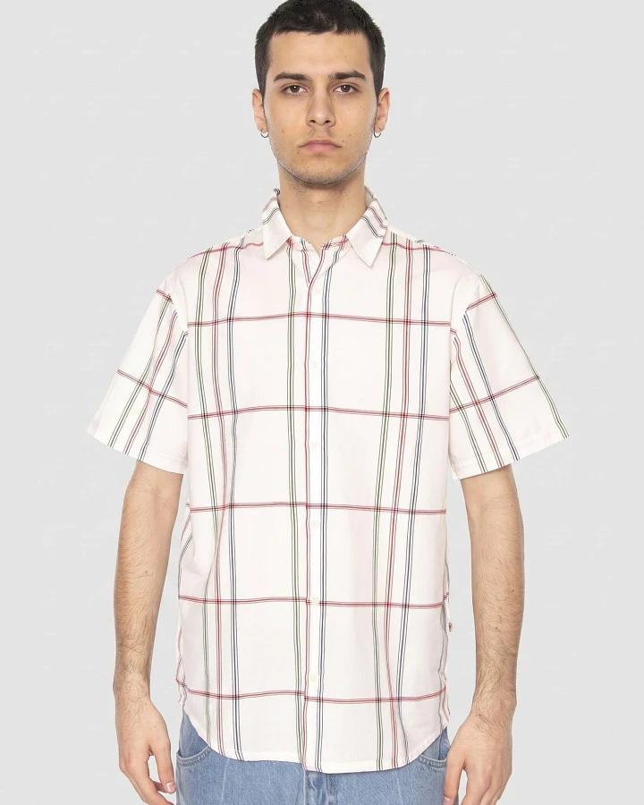 Thinking MU Hemd Cambric Stripe Tom Shirt Multicolor