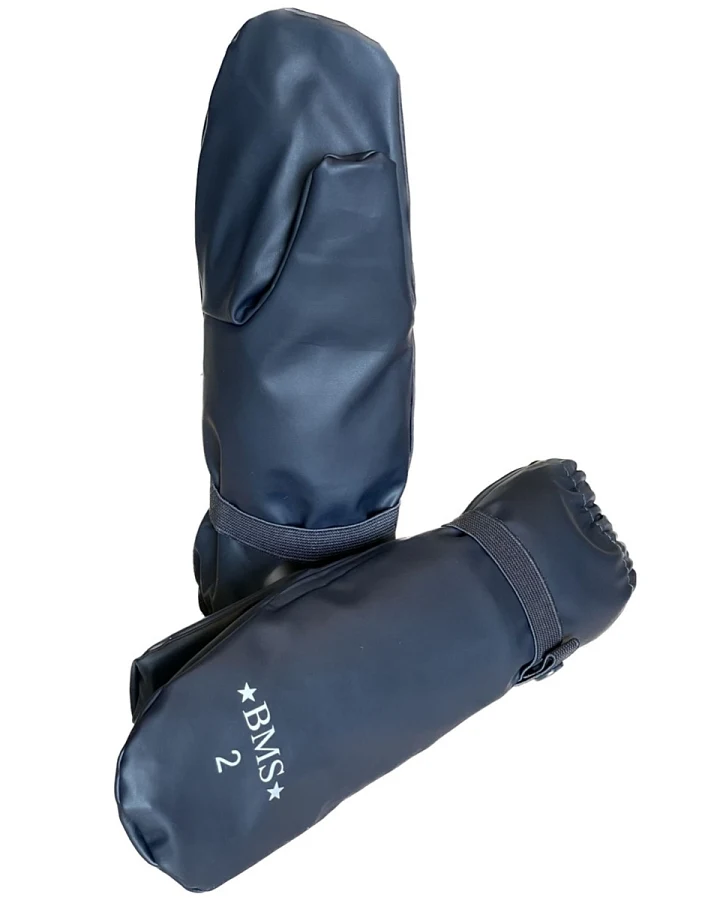 BMS Buddelhandschuhe gefüttert SoftSkin blau Gr.2 (2 bis 5 Jahre) mit langem Schaft