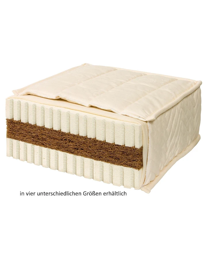 3 Schicht Bio-Kokos-Latex-Matratze Saluta premiumS 90x200 cm