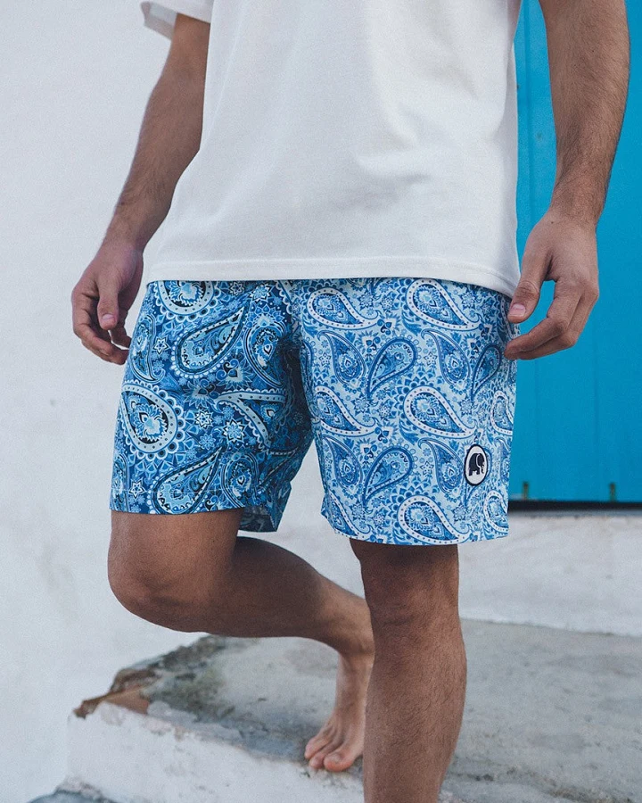 Trendsplant Herren vegan Badehose Breeze Paisley