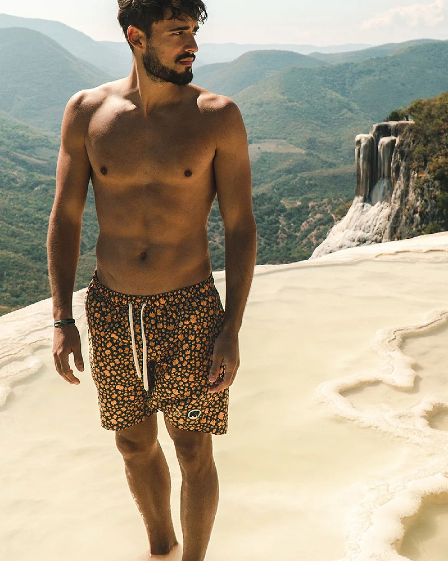 Trendsplant Herren vegan Badehose Manada Gelb – Ansicht 2