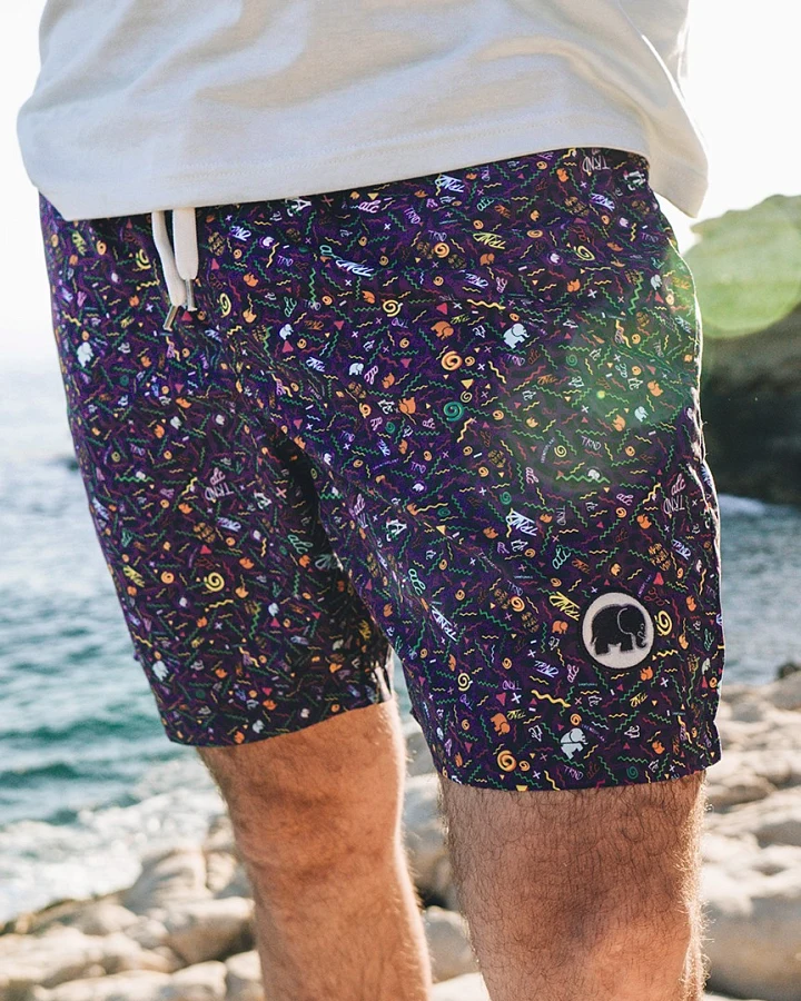 Trendsplant Herren vegan Badehose Dogtown Lila
