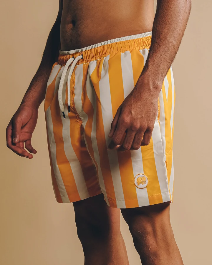 Trendsplant Herren vegan Badehose Beach Club Gelb