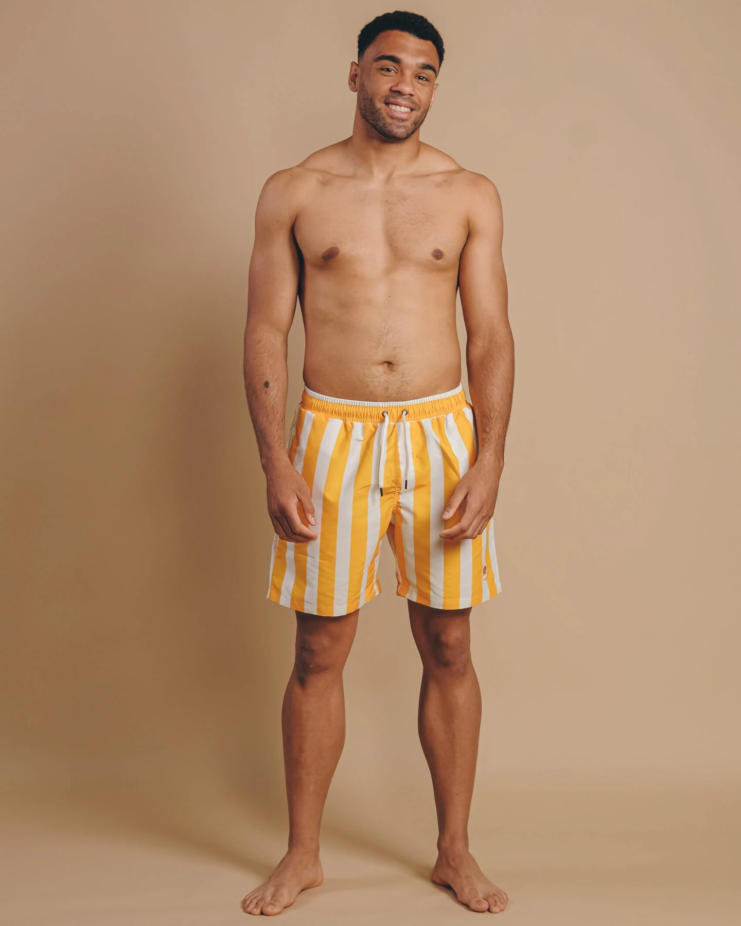 Trendsplant Herren vegan Badehose Beach Club Gelb – Ansicht 2