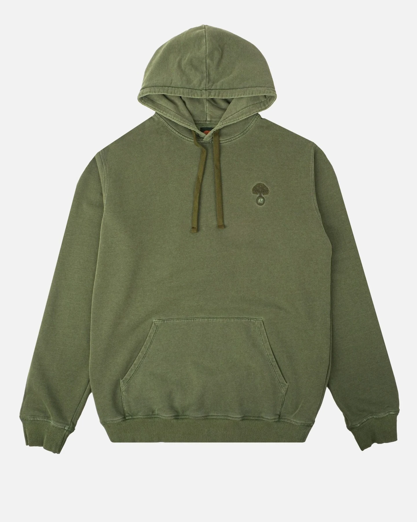 Trendsplant Herren vegan Hoodie Heavyweight Aroes Oak Green – Ansicht 2
