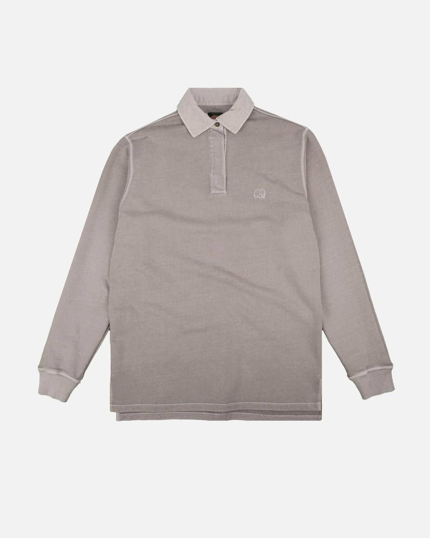 Trendsplant Herren vegan Pullover Polo Essential Pigment Island Fossil – Ansicht 2