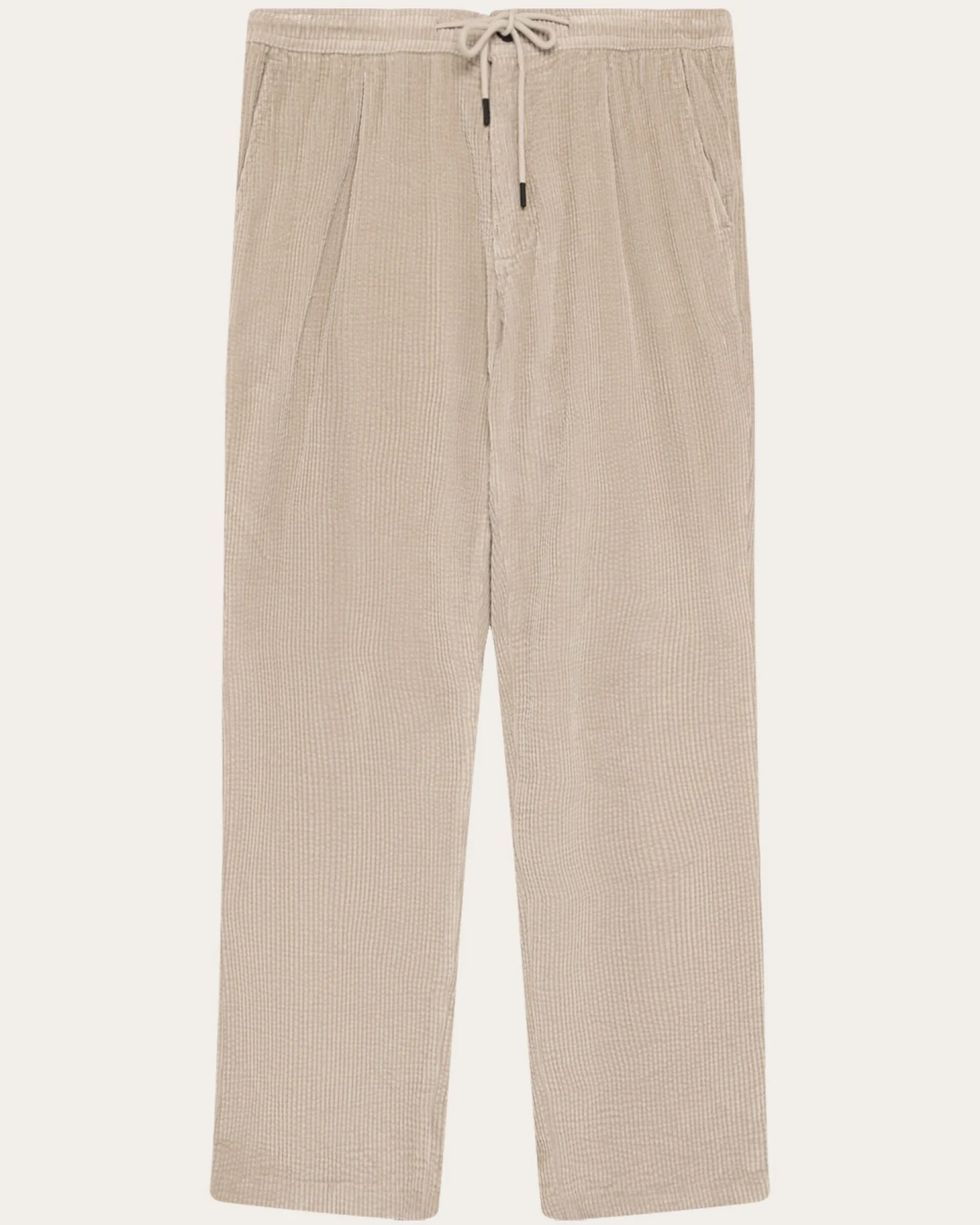 KnowledgeCotton Apparel Herren vegan Hose Corduroy Fig Comfort Light Feather Gray – Ansicht 2
