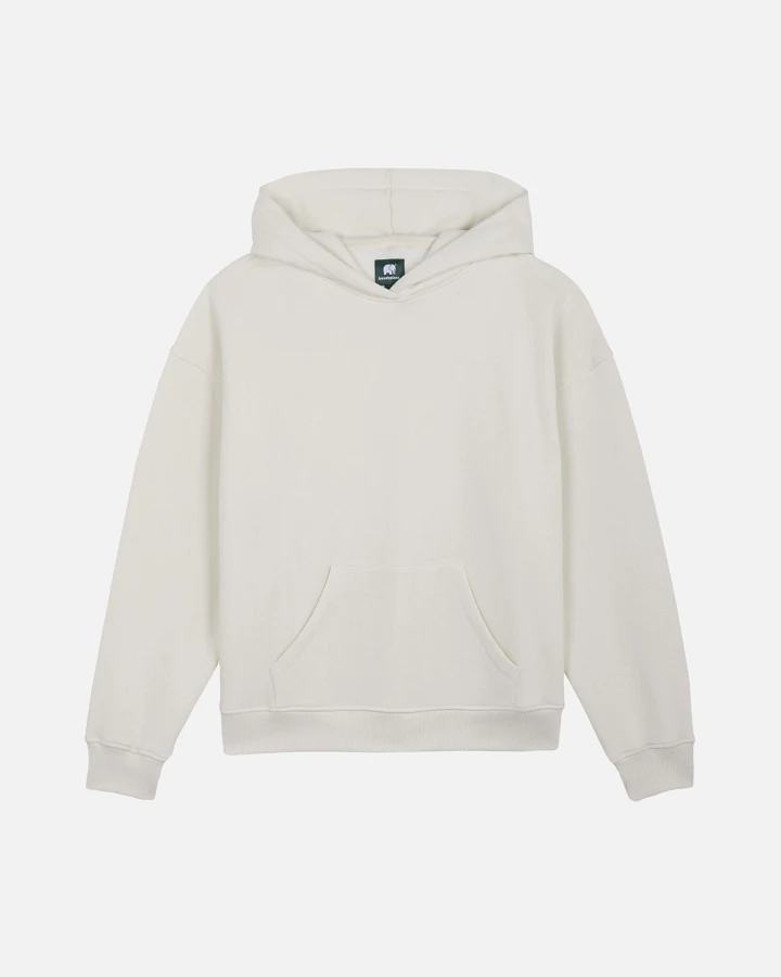 Trendsplant Damen vegan Hoodie Damen Essential Sea Glass White