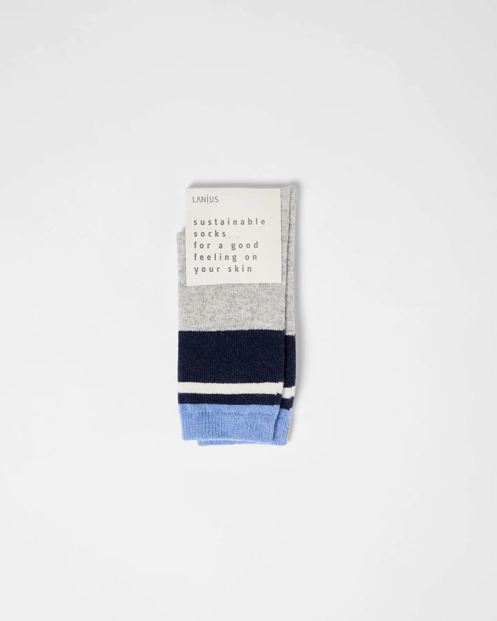 Socken mit Streifen (GOTS)