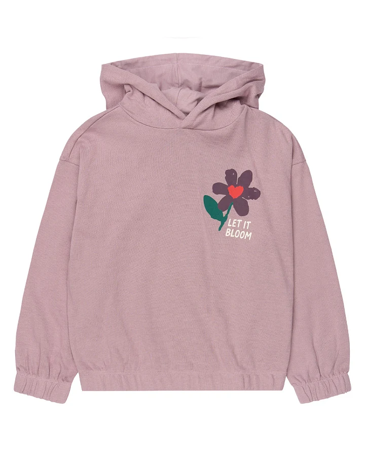The NEW - Hoodie "love grows" mauve