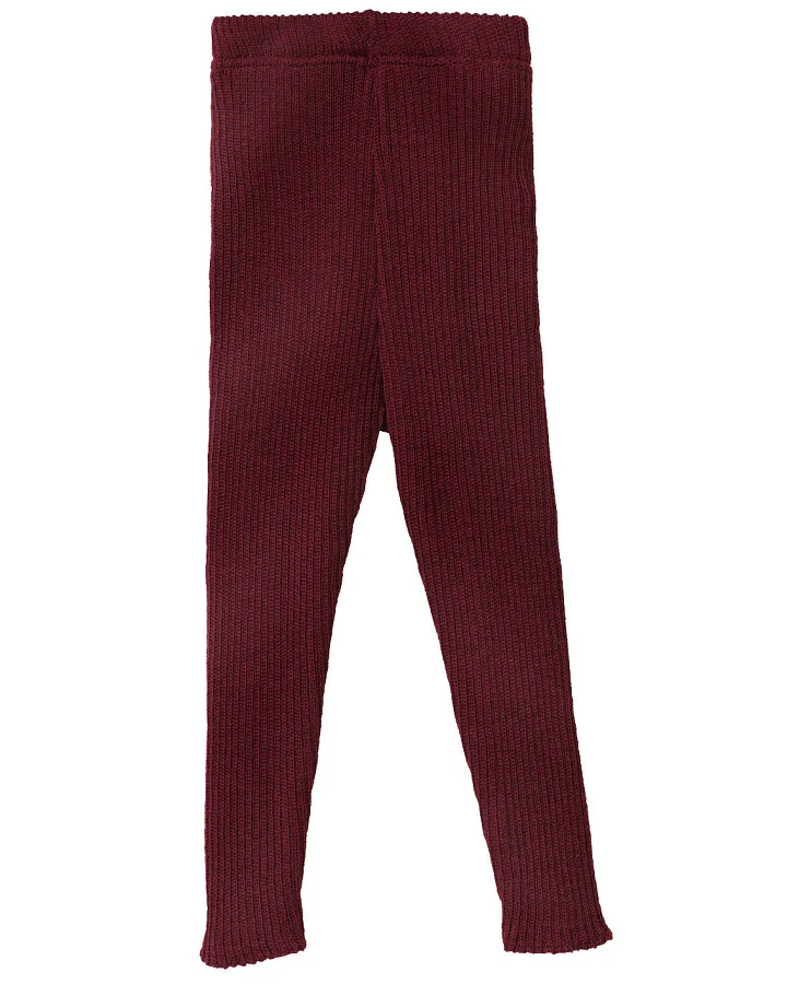 Produktseite: Disana - Strick-Leggings Merinowolle Cassis
