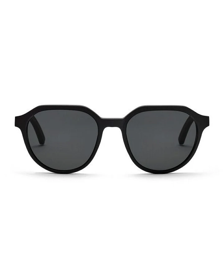 TAKE A SHOT Holz Sonnenbrille für Herren und Damen mit modernem Flattop Design