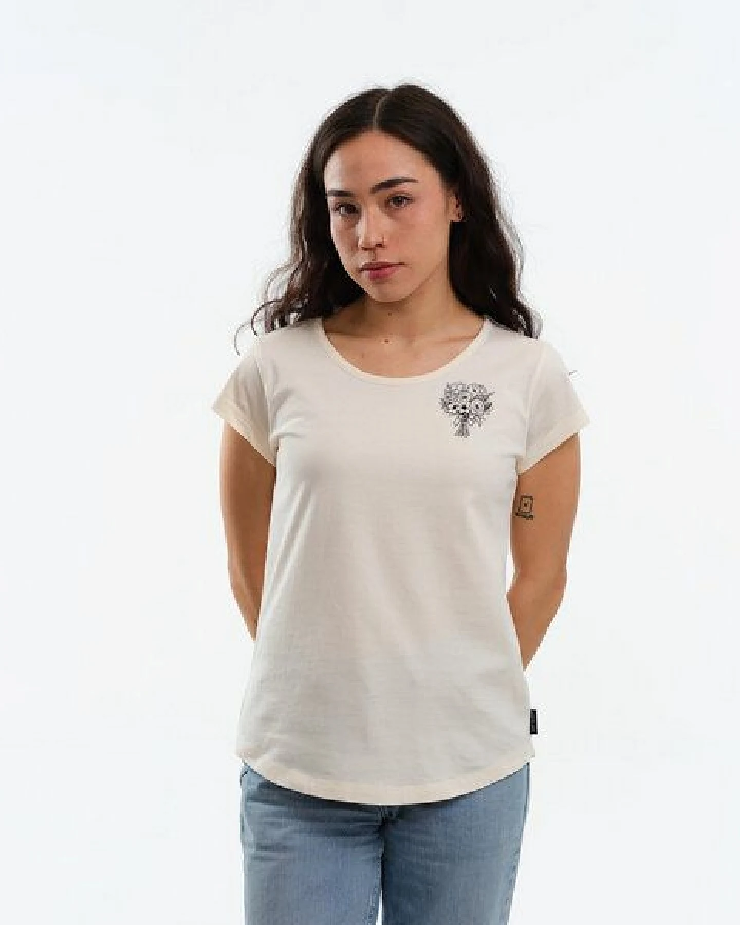 GARY MASH Shirt Asheville Kleiner Blumenstrauß aus Bio-Baumwolle – Ansicht 3