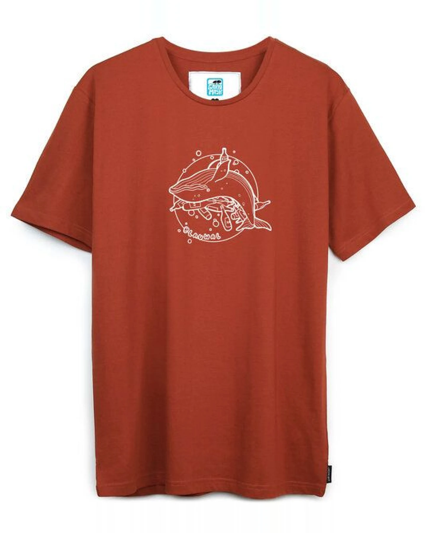 GARY MASH T-Shirt Blauwal aus Bio-Baumwolle – Ansicht 4