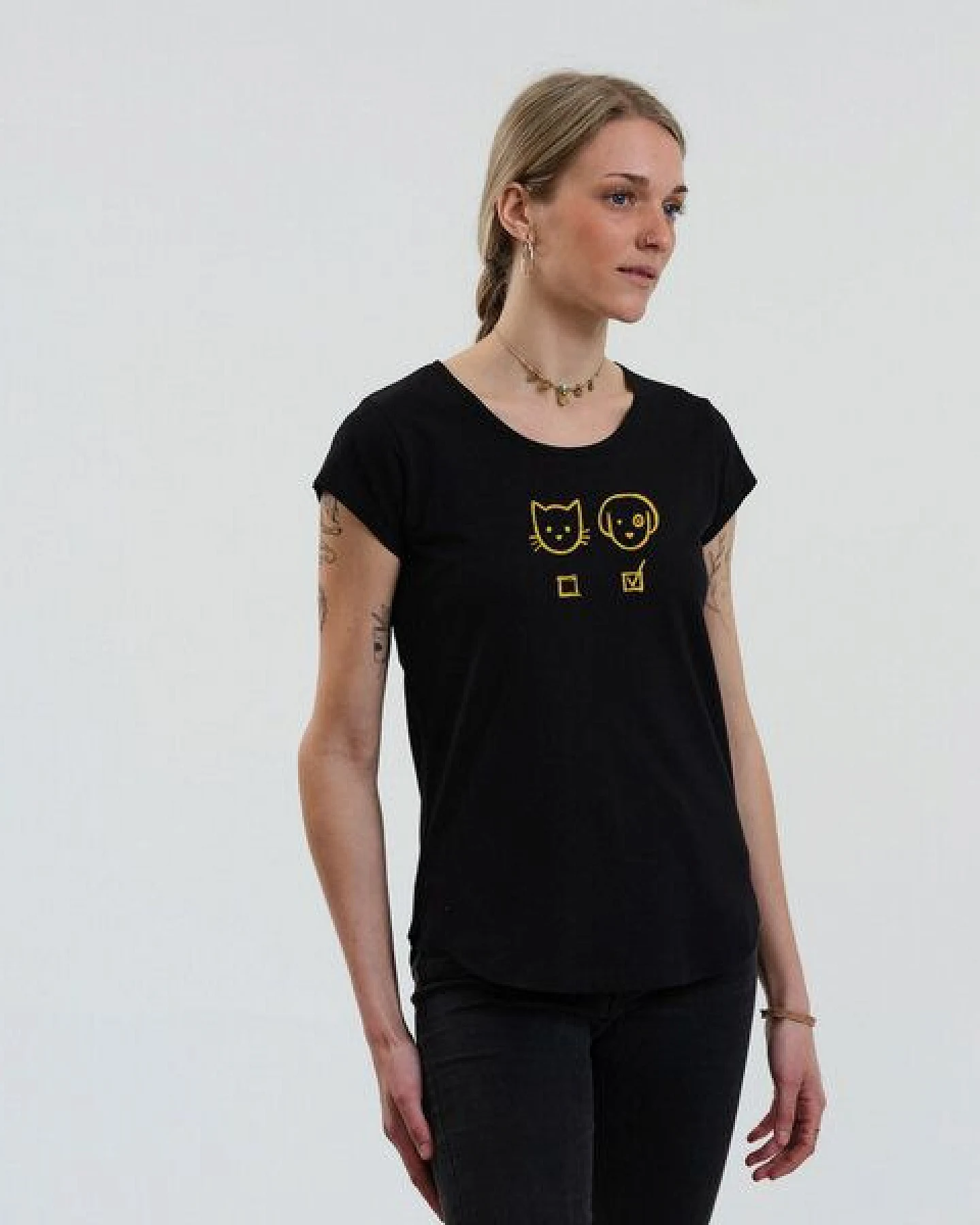 GARY MASH Shirt Asheville Hund & Katz aus Biobaumwolle – Ansicht 3