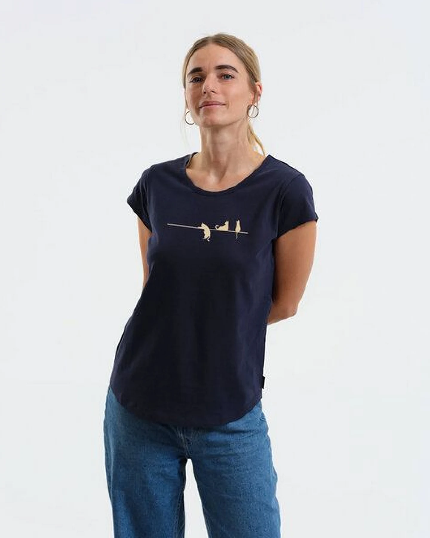GARY MASH Shirt Asheville Katzen aus Bio-Baumwolle – Ansicht 2